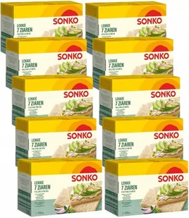 Sonko Pieczywo Lekkie 7 Ziaren 170g x 10 - Pieczywo chrupkie - miniaturka - grafika 1