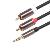 Kable - Mozos Mcable-Mj-2Rca Kabel Minijack 3,5mm - 2X Rca 3M - miniaturka - grafika 1
