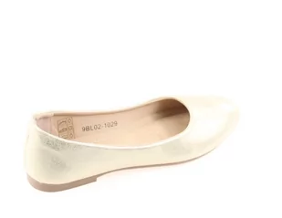 Baleriny damskie Evento 9BL02-1029 złoty - Moda i Uroda OUTLET - miniaturka - grafika 3