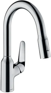 Hansgrohe Focus M42 bateria kuchenna stojąca chrom 71801000 - Baterie kuchenne - miniaturka - grafika 1
