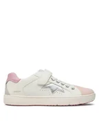 Buty dla dziewczynek - Geox Sneakersy J Silenex Girl J35DWA08554C0674 D Biały - miniaturka - grafika 1
