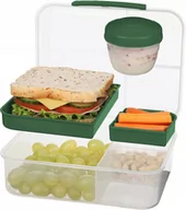 Lunch boxy - Lunchbox Z Przegródkami Pojemnik Śniadaniówka Duża - miniaturka - grafika 1