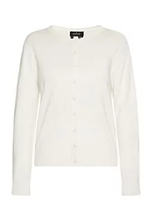 Swetry damskie - Idony Damski kardigan 15329896, wełniany biały, M, biały (wollweiss), M - grafika 1