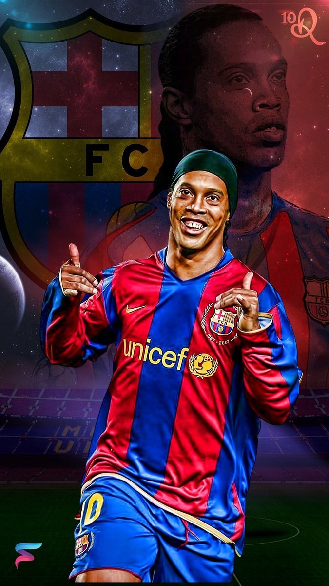 Naklejki na ścianę Ronaldinho Gaucho Fc Barcelona Barca 90x60