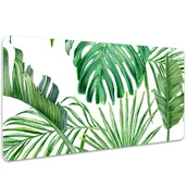 Podkładki na biurko - Mata ochronna na biurko Palma i Monstera 100x50 cm, Dywanomat - miniaturka - grafika 1