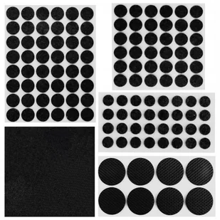 PODKŁADKI FILCOWE PIANKOWE POD KRZESŁA MEBLE SAMOPRZYLEPNE ZESTAW 125szt - Meble modułowe i akcesoria - miniaturka - grafika 1