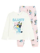 Piżamy dla dziewczynek - COOL CLUB Piżama w kolorze kremowo-jasnoróżowym - miniaturka - grafika 1