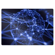 Podnóżki, podpórki, podkładki - Mata na podłogę pod krzesło Abstrakcja 100x70 cm - miniaturka - grafika 1