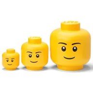 Klocki - LEGO Classic 43340800 Zestaw głów LEGO Chłopiec Duża, mała, mini - miniaturka - grafika 1