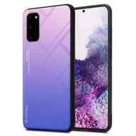 Etui i futerały do telefonów - Pokrowiec Do Samsung Galaxy S20 Etui w RÓŻOWO - NIEBIESKI TPU Obudowa Case Cover Plecki Ochronny Cadorabo - miniaturka - grafika 1