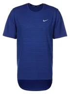 Koszulki sportowe męskie - Nike Koszulka w kolorze granatowym do biegania - miniaturka - grafika 1