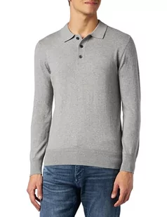 Schott NYC sweter męski, Ogrzewanie szare, L - Swetry męskie - miniaturka - grafika 1