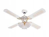 Wentylatory sufitowe - Wentylator Wiatrak Sufitowy Żyrandol Lampa Trio - miniaturka - grafika 1