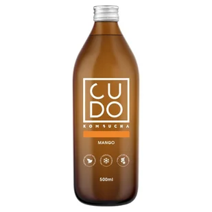 Cudo Kombucha mango 500 ml - Soki i napoje niegazowane - miniaturka - grafika 1