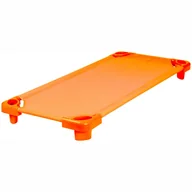 Łóżeczka i kojce - leżak dla dzieci King - pomaranczowy - miniaturka - grafika 1