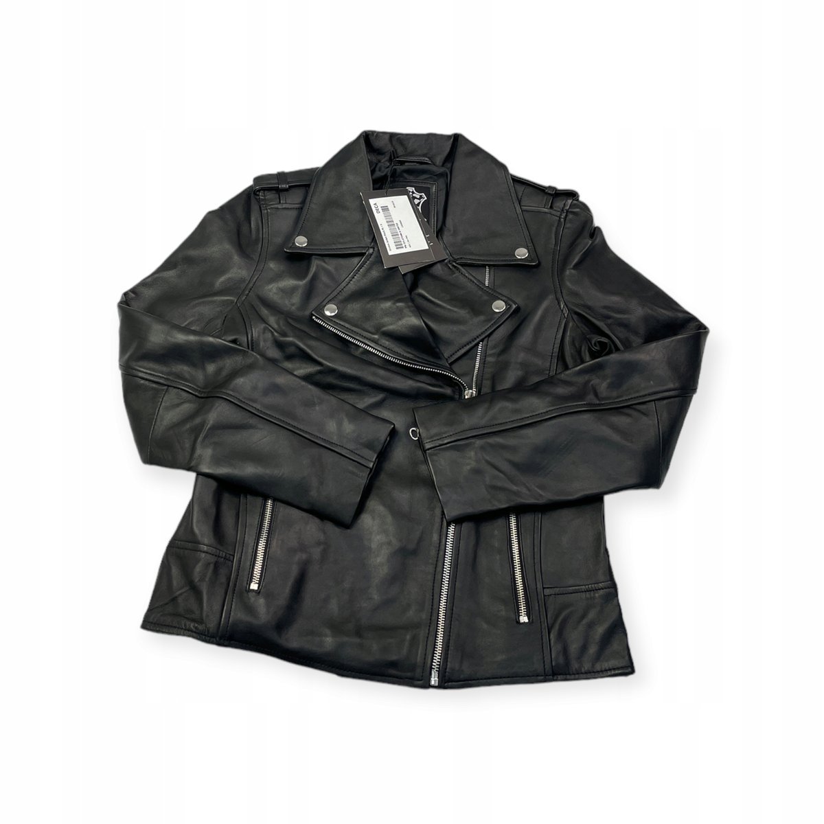 Skórzana kurtka damska ramoneska Real Leather S