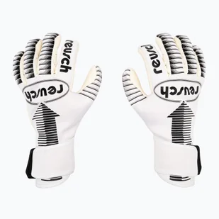 Rękawice bramkarskie Reusch Arrow Gold X white - Piłka nożna - miniaturka - grafika 1