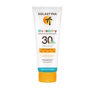 Balsamy i kremy do opalania - Kolastyna emulsja do opalania SPF30 family 250ml - miniaturka - grafika 1