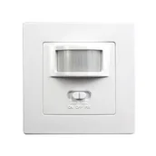 Czujniki ruchu i zmierzchu - Czujnik ruchu podtynkowy 160° biały Duwi - miniaturka - grafika 1