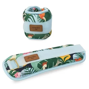 Spokey, Obciążenia na rzep 1 kg HJ, Home Jungle Form, niebieskie - Hantle i ciężarki - miniaturka - grafika 1
