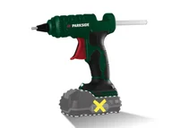 Lutownice - PARKSIDE® Akumulatorowa stacja lutownicza 20 V, PLSA 20 Li B2 lub Pistolet do klejenia na gorąco PHPA 20- Li A1, (bez akumulatora i ładowarki) (Pistol - miniaturka - grafika 1