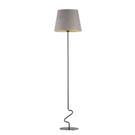 Lampy stojące - Szara lampa podłogowa w stylu skandynawskim SURAT VELUR - miniaturka - grafika 1