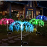 Lampy ogrodowe - Lampa solarna fontanna 24 x 24 x 80 cm - miniaturka - grafika 1