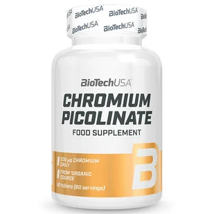BioTech Chromium Picolinate 60tabl. Chrom - Witaminy i minerały - miniaturka - grafika 1
