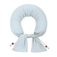 Poduszki do karmienia - Hi Little One poduszka ciążowa dla Mamy i Noworodka MULTI 3w1 BIO bawełna KANGOO Baby Blue - miniaturka - grafika 1