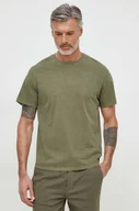 Koszulki męskie - Pepe Jeans t-shirt bawełniany Jacko kolor zielony PM508664 - miniaturka - grafika 1