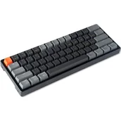 Klawiatury - KEYCHRON K12-J3 Wireless Gateron G Pro Brown RGB Czarno-szary - miniaturka - grafika 1