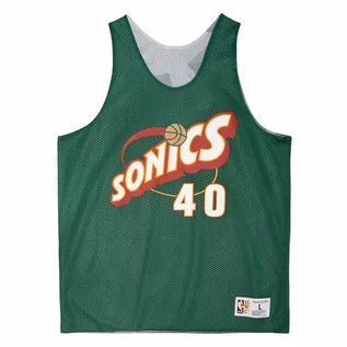 Koszulki sportowe męskie - Koszulka Mitchell & Ness Slam Sublimated Tank Seattle Supersonics Shawn Kemp - grafika 1