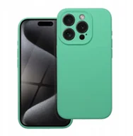 Etui i futerały do telefonów - Futerał SILICONE 2mm do IPHONE 16 Pro miętowy - miniaturka - grafika 1