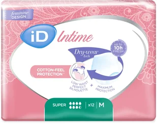 Pieluchomajtki ID Intime Super Medium 12 Units - Pieluchy dla dorosłych - miniaturka - grafika 1