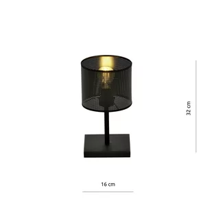 Emibig Jordan lampa stołowa 1-punktowa czarna 1143/LN1 1143/LN1 - Lampy stojące - miniaturka - grafika 3