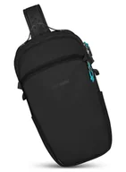 Plecaki - Plecak antykradzieżowy Pacsafe ECO Sling 12 - econyl black - miniaturka - grafika 1