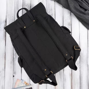 PLECAK MĘSKI NA LAPTOPA A4 ZE SKÓRY WEGAŃSKIEJ PAOLO PERUZZI E-03-MC - Torby na laptopy - miniaturka - grafika 2