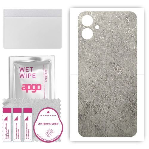 folia naklejka skórka strukturalna na TYŁ do Samsung Galaxy A05 - Beton - apgo SKINS