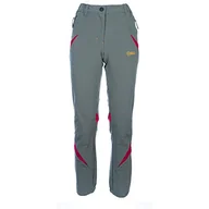 Odzież trekkingowa damska - Great Escapes Damskie spodnie trekkingowe Fuego szary Steeple Grey/Persian Red 46 - miniaturka - grafika 1