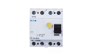Eaton Wyłącznik różnicowoprądowy 4P 63A 0,03A typ AC PFIM-63/4/003-G 235456 - Bezpieczniki elektryczne - miniaturka - grafika 1