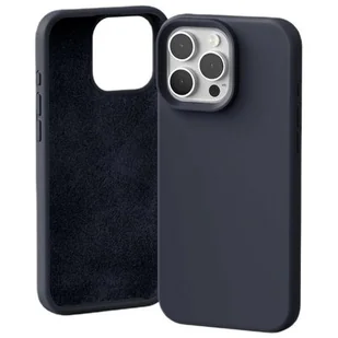 Etui MERCURY Silicone do Apple iPhone 16 Pro Max Granatowy - Etui i futerały do telefonów - miniaturka - grafika 1