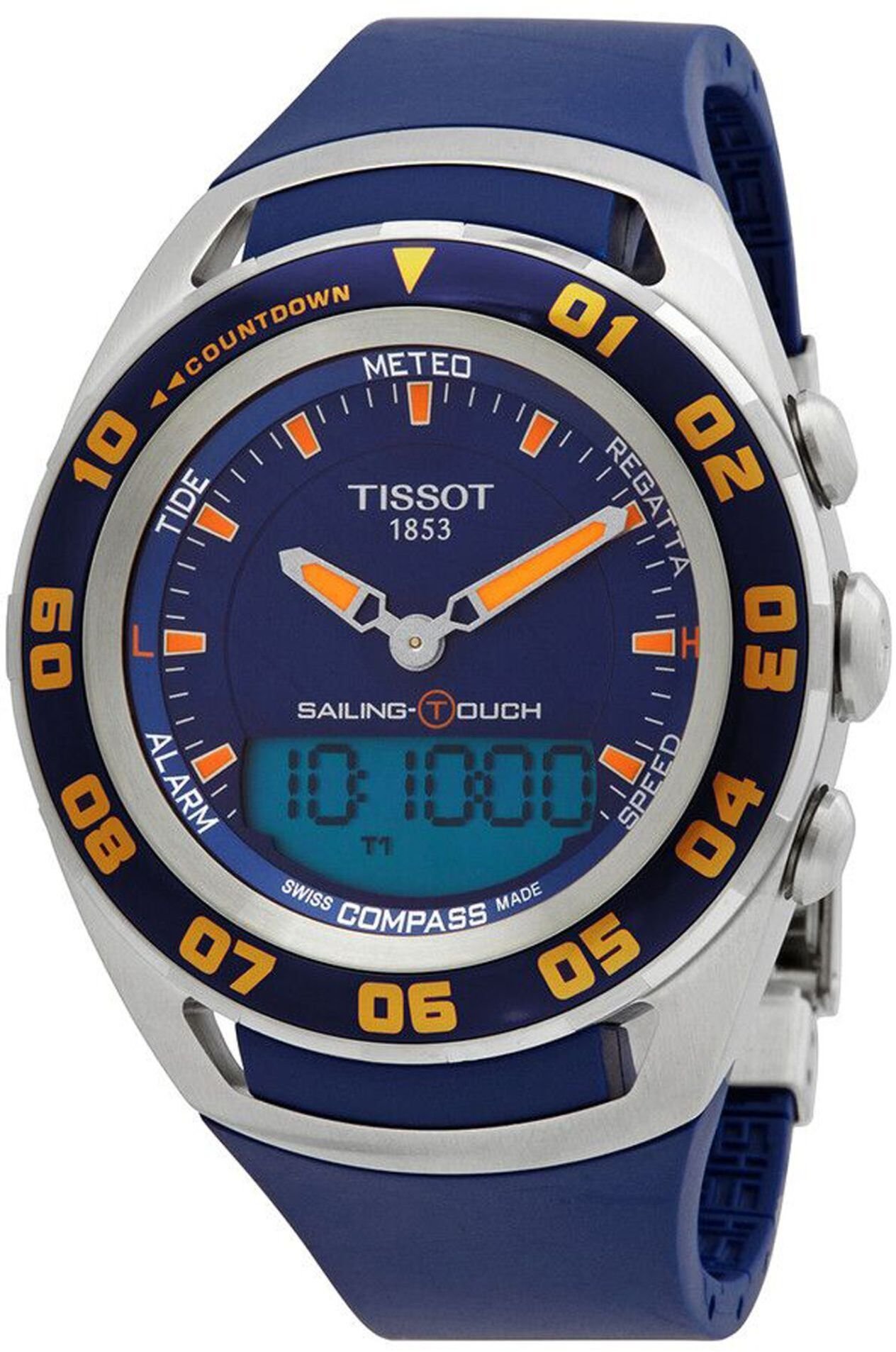 Zegarek Tissot Zegarek Męski Tissot T056.420.27.041.01 Srebrzysty 45 mm
