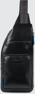 Plecaki - Piquadro Piquadro, Monospalla, Leather, Backpack, Black, Mono Sling, For Men, 18 x 36 x 6 cm For Men - miniaturka - grafika 1