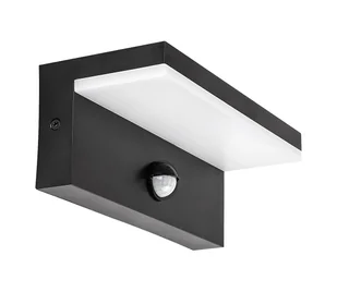 Rabalux 77115-LED Zewn. naścien. lampa z czujnikiem ZARAGOZA LED/9W/230V IP54 czarny - Lampy ogrodowe - miniaturka - grafika 1