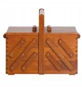 Pasmanteria - przybornik krawiecki drewniany rozkładany PRYM 612551 L - miniaturka - grafika 1