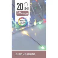 Oświetlenie świąteczne - Łańcuch świetlny 20 LED 95 cm multikolor - miniaturka - grafika 1