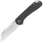 Noże - Nóż składany Civivi Elementum Wharncliffe Black Canvas Micarta, Satin Nitro-V (C18062AF-3) - miniaturka - grafika 1