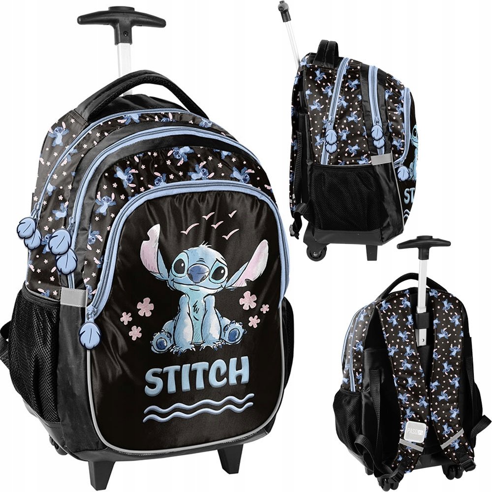 Stitch Plecak Na Kółkach Do Szkoły Podstawowej Z Rączką Lilo i Stich Paso