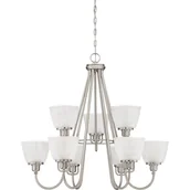 Lampy sufitowe - Quoizel Dublin QZS-DBN5009BN żyrandol 9x60W/E27 QZS-DBN5009BN - miniaturka - grafika 1