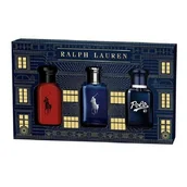 Wody i perfumy damskie - SET RALPH LAUREN World Of Polo Blue EDT spray 40ml + Red EDT spray 40ml + 67 EDT spray 40ml - miniaturka - grafika 1